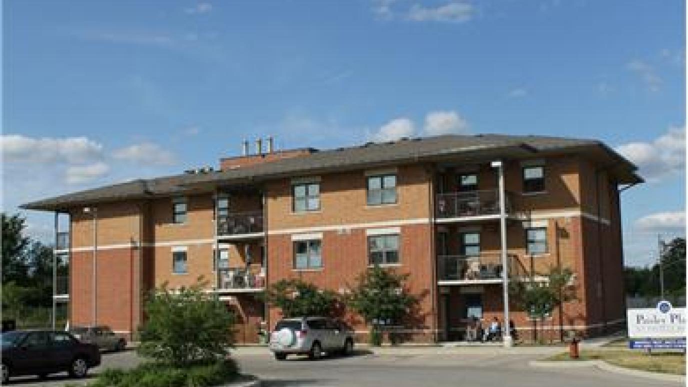 Front of Paisley Place apartment building