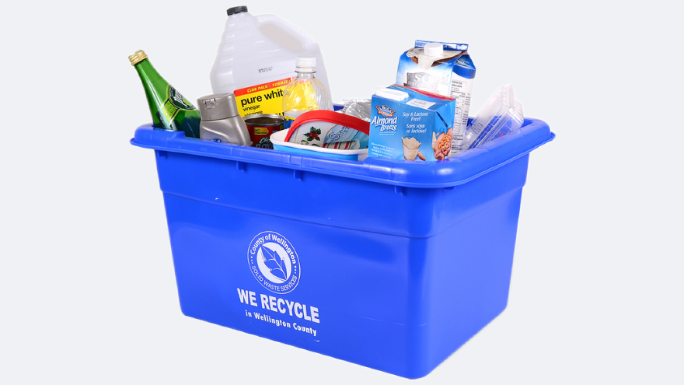 blue box container