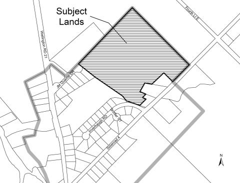 Elora Ridge Developments Subdivision-Subject Lands map