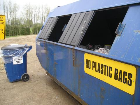 Blue Box Drop off bins
