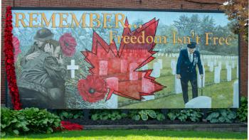 Remembrance Day mural