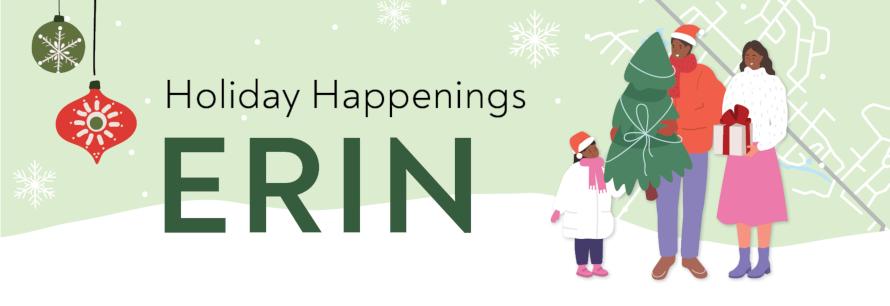 Holiday Happenings in Erin banner